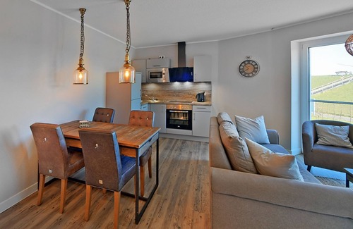 Krautsand Apartment | Elbe view apartment D2 R3 - south-facing terrace - Ferien auf Krautsand GmbH
