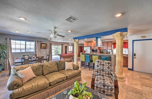 Glen Heather Estates House | Elegant Home w/Pool Table: 3 Mi to Vegas Strip!