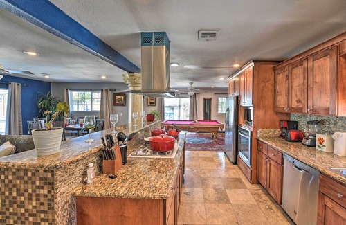 Glen Heather Estates House | Elegant Home w/Pool Table: 3 Mi to Vegas Strip!