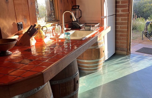 Tucson Estates House | Elegant magical rustic round house by Saguaro National Park