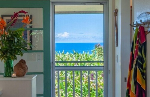 Princeville House | Elegant Tropical Villa w/Ocean & Mountain Views - Walk to Beaches & Dining!