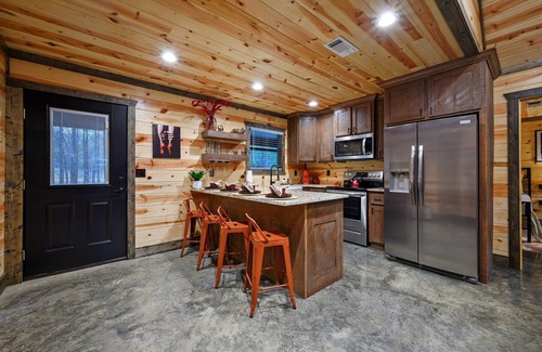 Pickens House | Emerald City - Two - 2 Bedroom Cabins that share a pool and pickleball court!