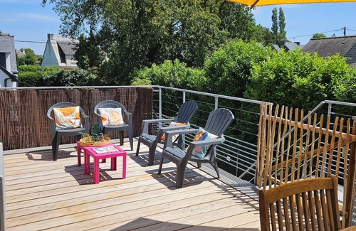 Sarzeau Apartment | En Bord de Mer, Appartement au 1er Étage Avec Terrasse Spacieuse
