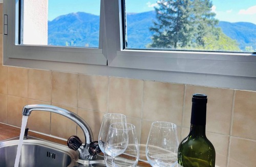 Brissago Apartment | Enchanting View of Lake Maggiore & Mountains