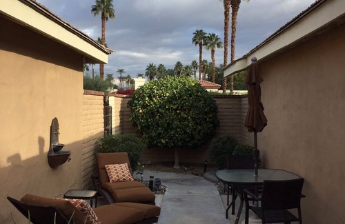 Palm Desert Condo | Enjoy South-facing Mountain View Paradise at Monterey Country Club