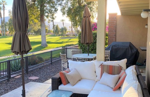 Palm Desert Condo | Enjoy South-facing Mountain View Paradise at Monterey Country Club