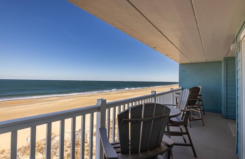 South Nags Head Condo | Enjoy your magnificent ocean views from your huge balcony!