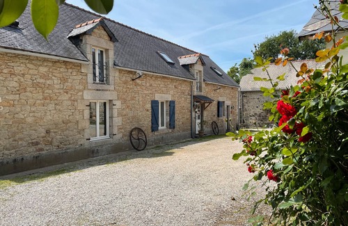Cleguerec Villa | Entire Domaine Les Hiboux with Heated Pool and Reception Hall