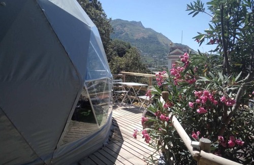 Forio Apartment | Eremo di Montevergine : Seaview Dome, suspended between sky and sea