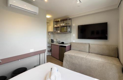 Santo Amaro Apartment | Estúdios novos perto do consulado dos Estados Unidos e autódromo de Interlagos