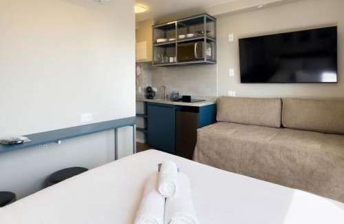 Santo Amaro Apartment | Estúdios novos perto do consulado dos Estados Unidos e autódromo de Interlagos