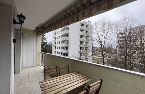 Meylan Apartment | #EV | Le Taillat 💚| T3 for 4 in Meylan with Terrace