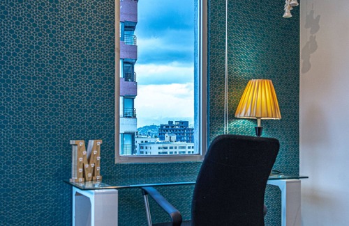 Financial District Apartment | Excellent panoramic view, Olympic stadium, metropolitan park, city mountain.