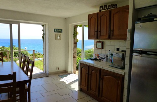 Pinarellu Villa | Exclusive granite villa DIRECTLY on the beach, sea and mountain panorama, pool