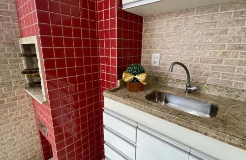 Canto do Forte Apartment | F034 - Apto no Forte Churrasqueira, Wi-Fi e Piscina