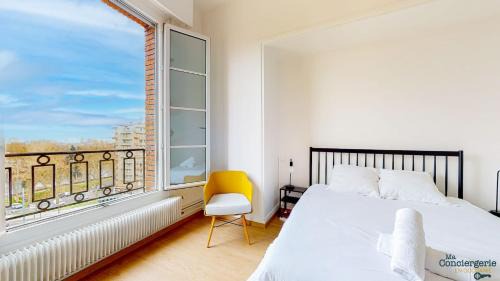 Fer a Cheval Apartment | Fac 6 Vue Garonne - Tram- Parking