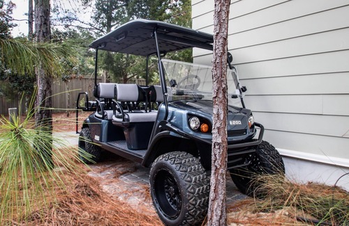 Forest District House | Fall Availability! Sea Haven - Private Heated Pool and Spa! Forest District! Low-Speed Vehicle!