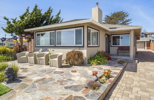 Westside Santa Cruz House | Fall Available Ocean Front, Family house Santa Cruz on West Cliff
