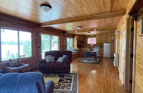 Crystal Falls Cabin | Family cabin on private lake to enjoy fishing, hiking, nature and much more!