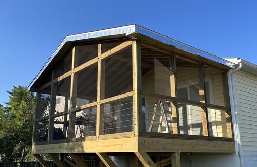 Prime Hook Beach House | Family Friendly Modern Cottage with Large Deck Steps From Beach