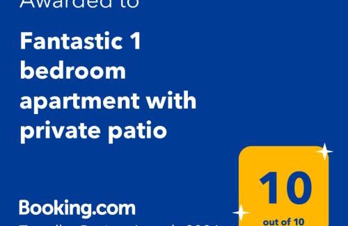 Newington Apartment | Fantastic 1 bedroom apartment with private patio