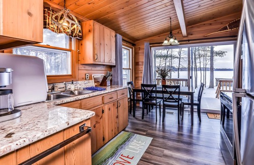 Manitowish Waters House | Fantastic lakefront home with fireplace, fast WiFi, washer/dryer & dog-friendly