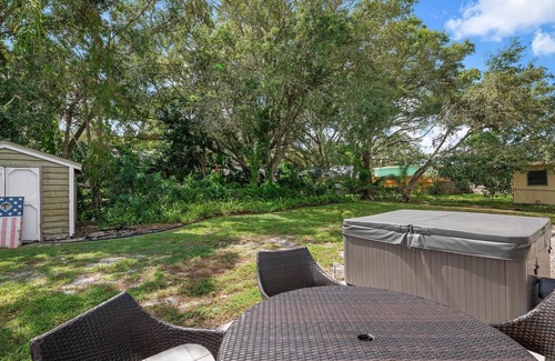 Southgate House | Fenced Backyard with Hot Tub!