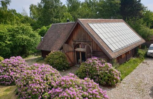 Graal Mueritz House | Ferienhaus auf 2 Etagen mit überdachter Terrasse