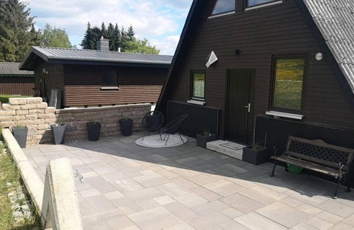 Tann House | Ferienhaus Fynnhütte - holiday home, shower or bath, toilet, 2 bedrooms