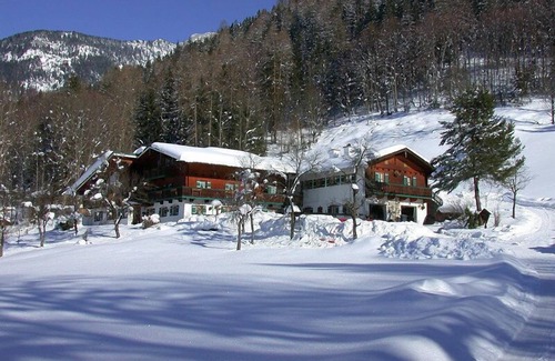 Schoenau am Koenigssee Apartment | Ferienwohnung Grünstein, 1 bis 2 Personen, 42 qm, mit Dusche/WC, Balkon, Wohn-/Schlafraum getrennt
