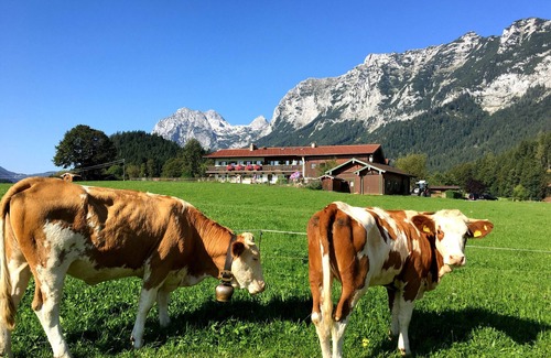 Ramsau bei Berchtesgaden Apartment | Ferienwohnung Alpenglück, 1-5 Personen, 65 qm, Dusche/WC, West- und Ostterrasse, SAT TV, W-LAN, 2 Schlafzimmer