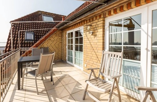 Arnis Apartment | Ferienwohnung Hafen-loggia in Bad Arnis