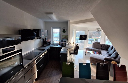 Klein Labenz Apartment | Ferienwohnung mit Seeblick am Groß Labenzer See