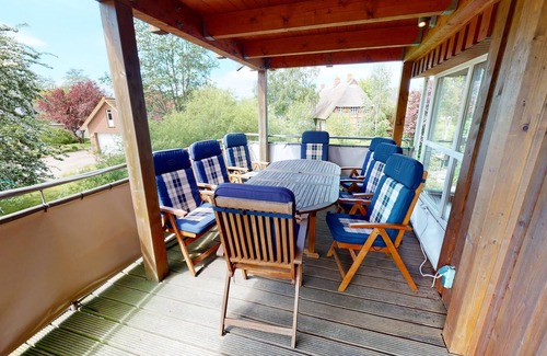 Lutterbek Apartment | Fewo 1 in der Wassermühle Lutterbek mit Terrasse, Außenpool, Sauna, Hottube und Grillkota
