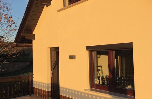 Breitenbrunn/Erzgeb. House | FH in the hiking and biking region Westerzgebirge, 700 m above sea level, south-facing slope, valley view