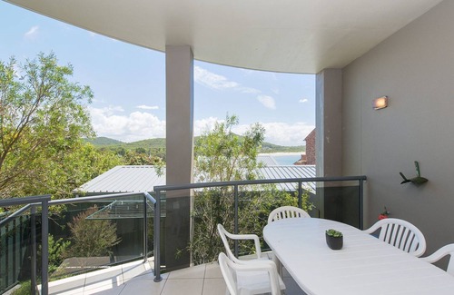 Fingal Bay House | Fingal Surf & Sand, 14A Pacific Drive- Modern, 2-storey duplex between bushland and the beach