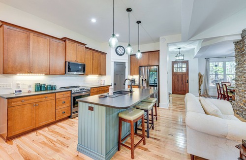 Southern Pines House | Fire Pit + Patio: Spacious Southern Pines Retreat
