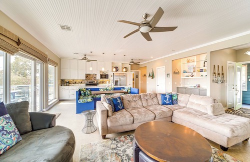 Texanna House | Fire Pit + Stunning Views: Lake Eufaula Retreat!