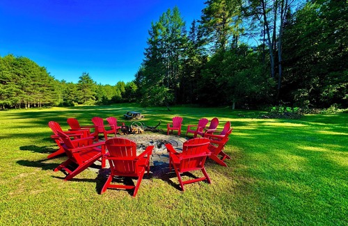 Chestertown House | Fireside Cabin, Pool & AC, Wonderful Cozy Adirondack Cabin steps from Loon Lake.