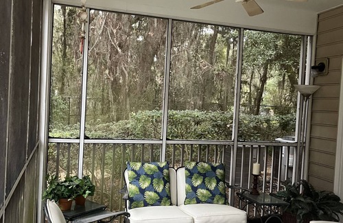 Saint Simons Heights Condo | First floor end unit freshly painted with Updated master bath, and kitchen.