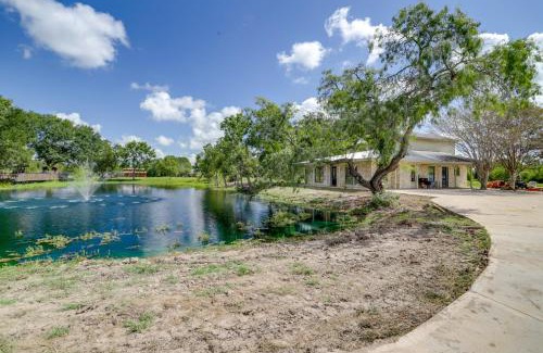 Hempstead House | Fishing Pond and Paddle Boat Home in Hempstead!