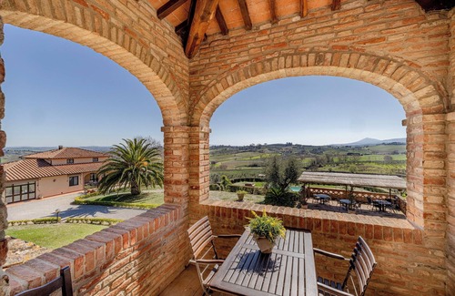 Montepulciano Apartment | Flat with view,A/C,private terrace,wine estate with pool,Spa, children friendly