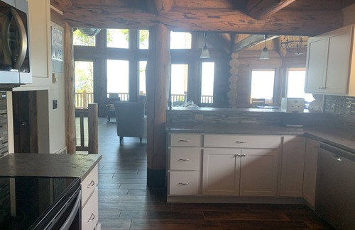 Polson House | Flathead Lake cabin with beachfront, stunning views
