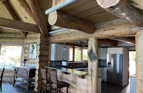 Polson House | Flathead Lake cabin with beachfront, stunning views