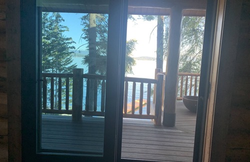 Polson House | Flathead Lake cabin with beachfront, stunning views