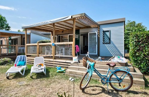 Saumur House | Flower Camping L'Ile d'Offard * - Mobil home Comfort 32m2 3 bedrooms + semi-covered terrace 8 people