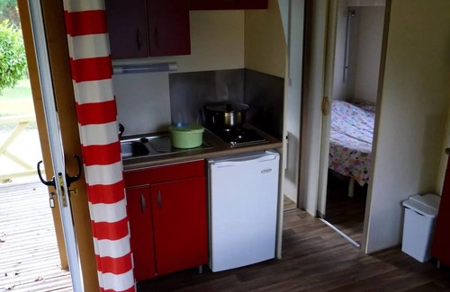 Camon Ski Chalet | Flower Camping LA GDPOLA * - Chalet Bouleau Standard 20m2 - 2 bedrooms + covered terrace 10m2 4 people