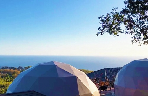 Futo Cabin | For 3 people 7m dome tent C overlooking Sagami B/Ito Shizuoka