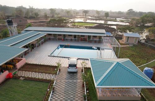 Karjat House | Fortune Farms - Scenic resort with Raindance,Gazebo,Pool&Hill Views