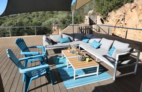 Sainte-Lucie-de-Porto-Vecchio Villa | Exceptional sea view. Not overlooked, 10 minutes from Porto Vecchio, heated pool